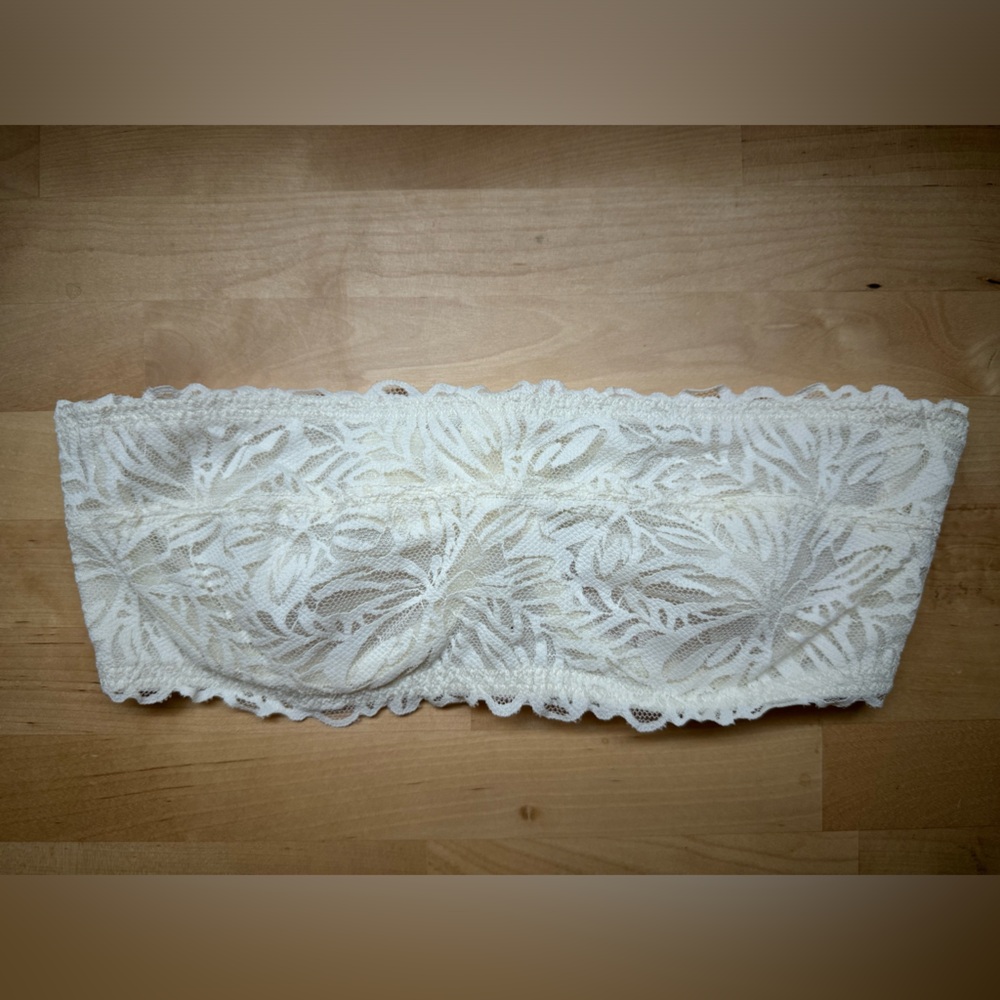 Aerie Strapless Lace Bra with Underwire